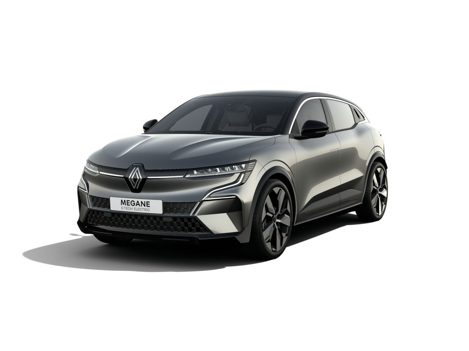 Renault MEGANE E-TECH ELECTR – Biton Schiefer-Grau mit Dach in Black-Pearl