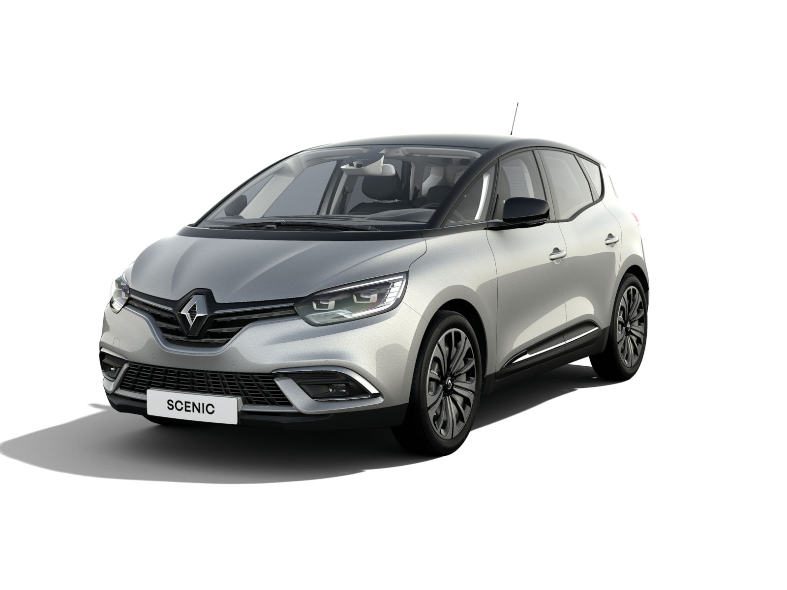 Renault SCENIC – Biton Platin-Grau mit Dach in Black-Pearl
